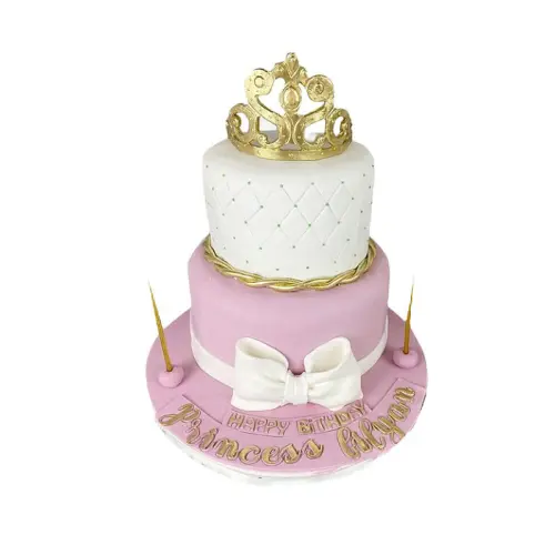 Taçlı Prenses Doğum Günü Pastası