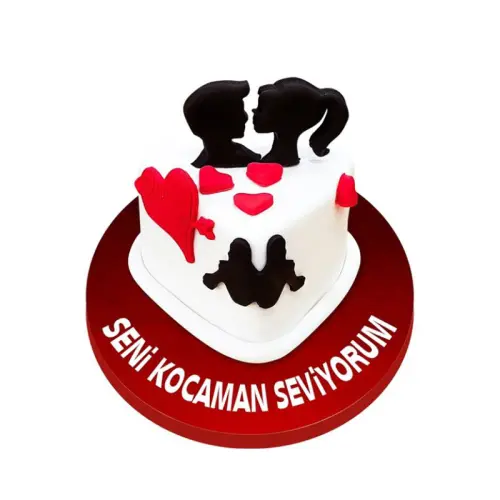 Aşka Geldik Sevgili Pastası