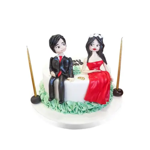 Mutlu Çiftler Söz Nişan Pastası