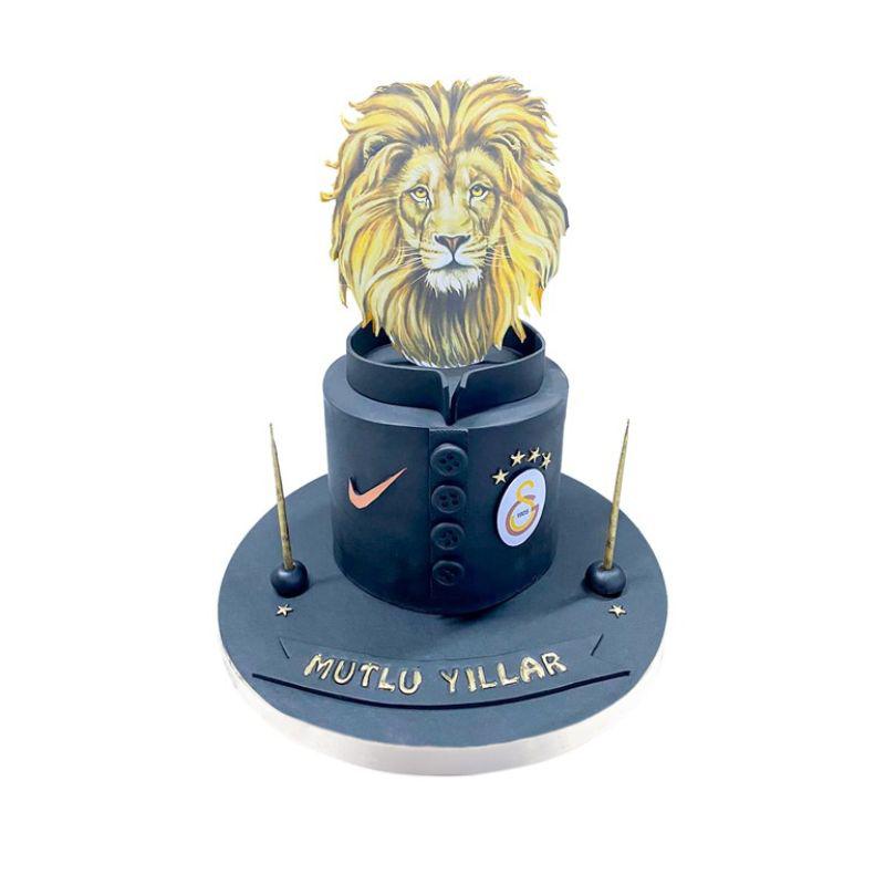 Aslan Temalı Doğum Günü Pastası