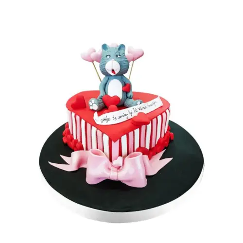 Kedili Kalpler Kişiye Özel Pasta