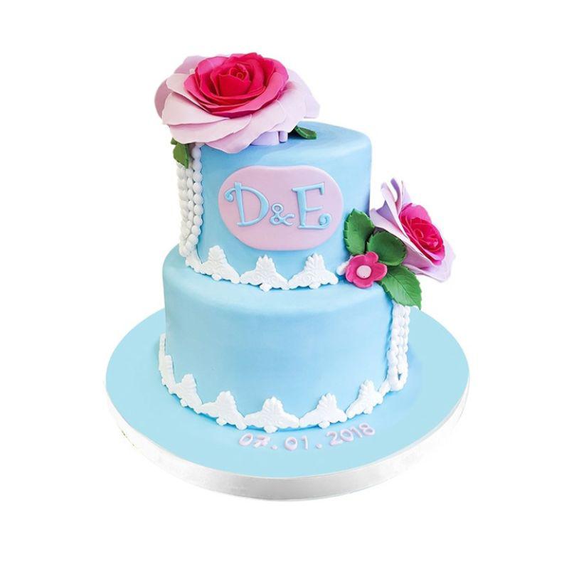 İncili Gül Nişan Söz Pastası