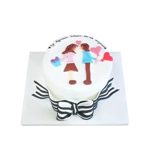 Sevgiliye Hediye Doğum Günü Pastası