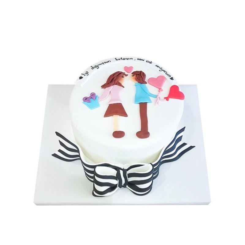 Sevgiliye Hediye Doğum Günü Pastası