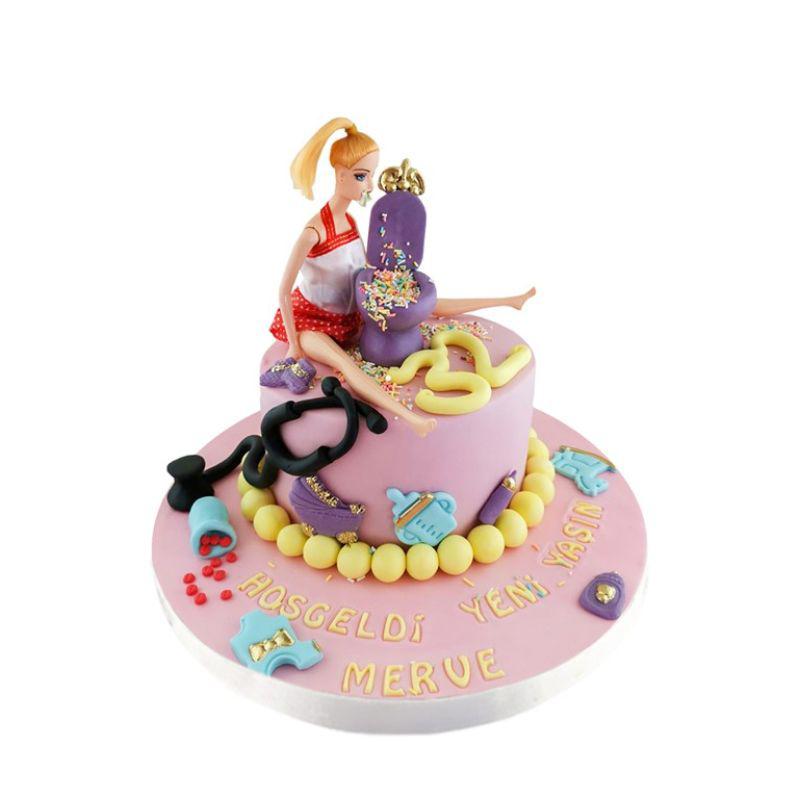 Hamile Anne Baby Shower Pastası