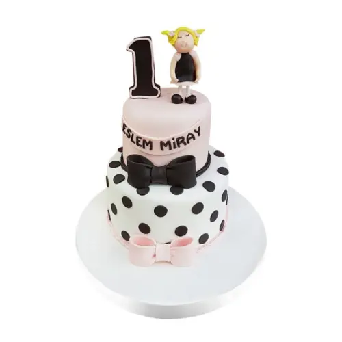 Tatlı Sarışın Kız Çocuk Pastası