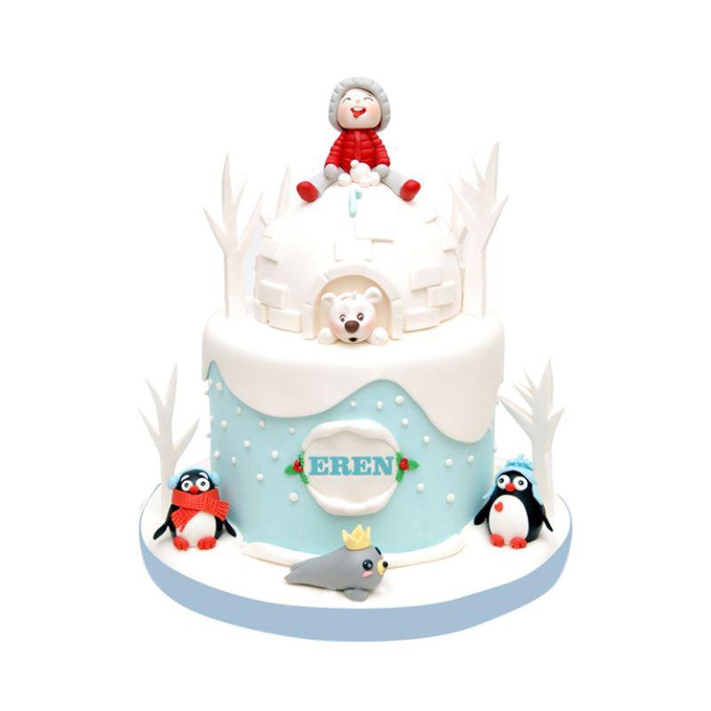 Kış Doğum Günü Pastası