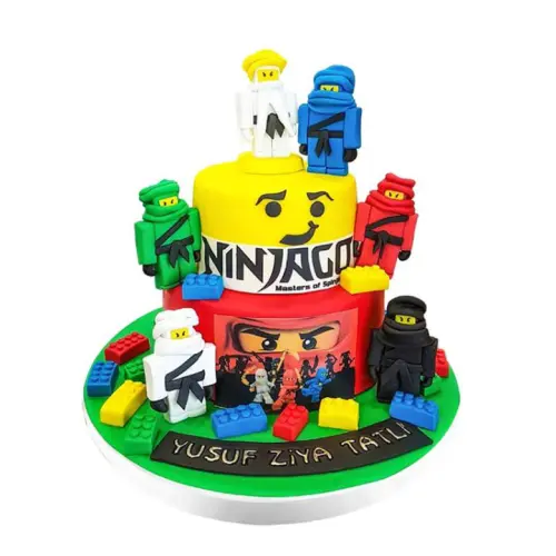Ninjalar Doğum Günü Pastası
