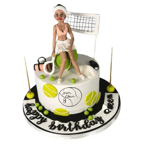 Tenisli Doğum Günü Pastası
