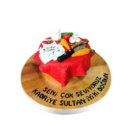 Mutfak Chef Doğum Günü Pastası