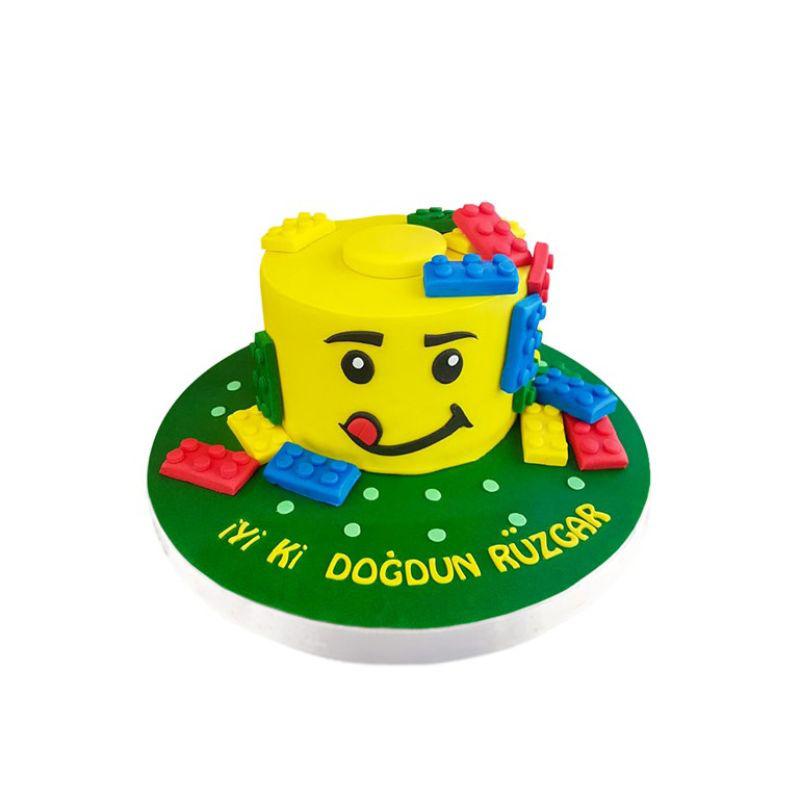 Lego Temalı Butik Pasta