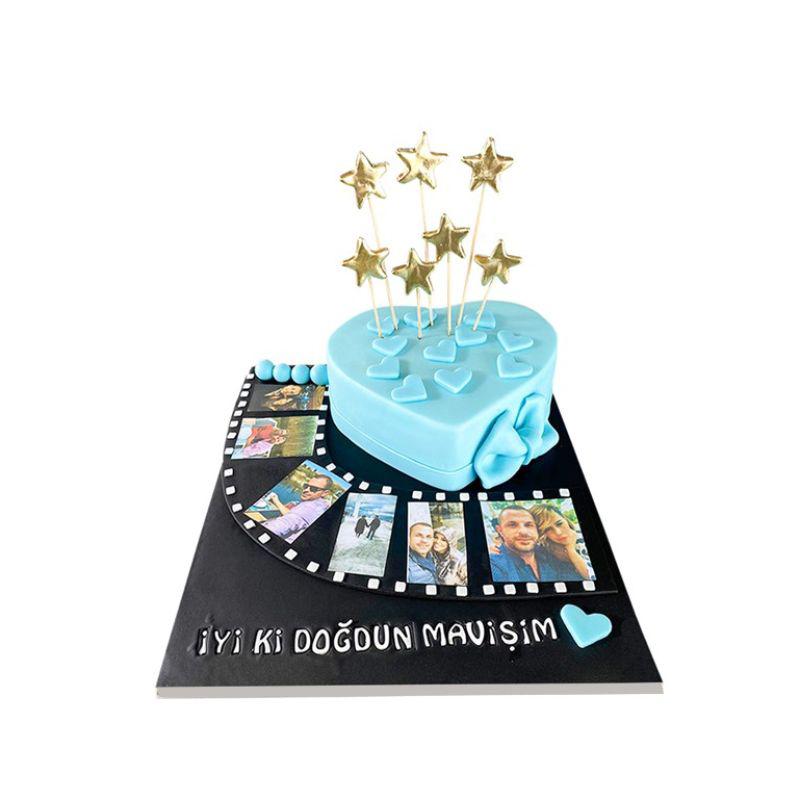 Aşkın Kalbi Doğum Günü Pastası