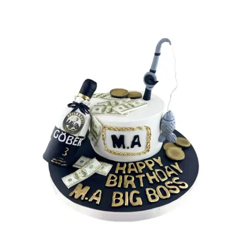 Big Boss Hobi Temalı Butik Pasta