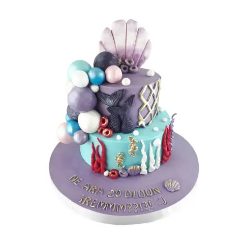 İncili Deniz Kabuğu Butik Pasta