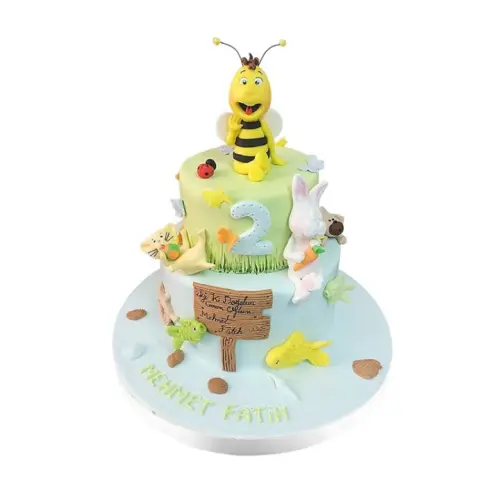 Arılı Doğum Günü Pastası