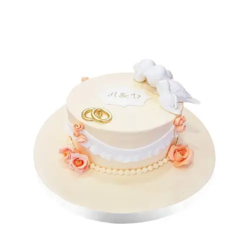 Tatlı Kumrular Nişan Pastası