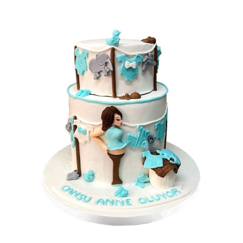 Hamile Anne Figürlü Pastası