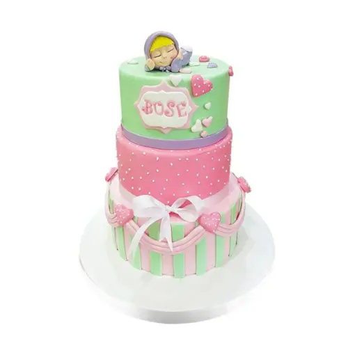 Sevimli Kız Doğum Günü Pastası