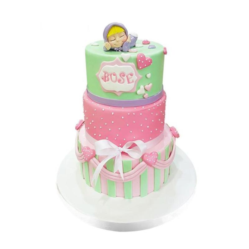 Sevimli Kız Doğum Günü Pastası