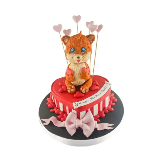 Sincap Figürlü Sevgili Butik Pasta