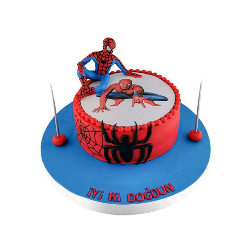 Yenilmez Örümcek Çocuk Doğum Günü Pastası
