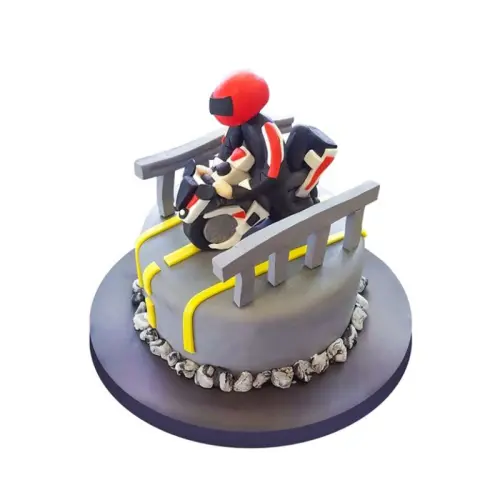 Motorcu Doğum Günü Pastası