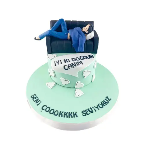 Tembel Uykucu Doğum Günü Pastası