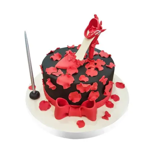 Yüksek Topuklar Gül Yaprakları Pastası