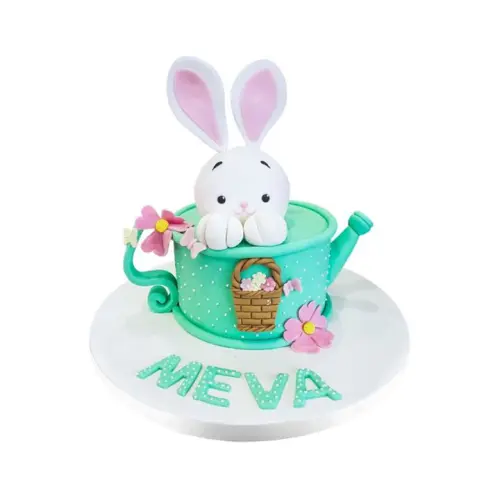 Sevimli Bidon Tavşanlı Butik Pasta