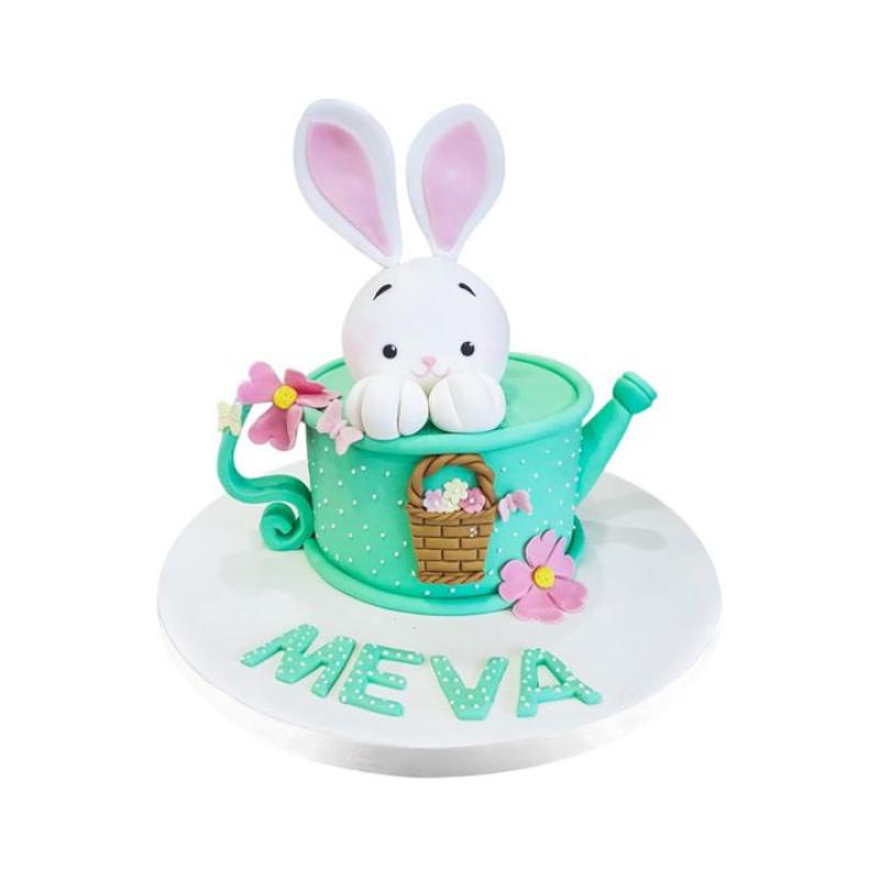 Sevimli Bidon Tavşanlı Butik Pasta