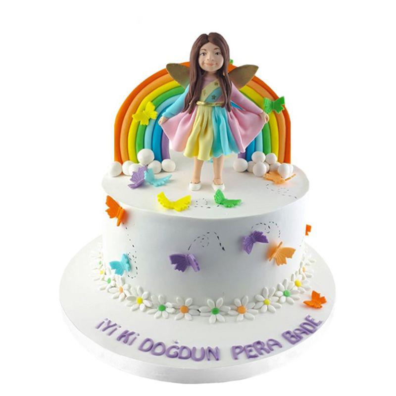 Altın Kanatlı Prenses Doğum Günü Pastası
