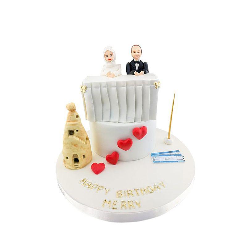 Yeni Evli Çift Butik Pastası