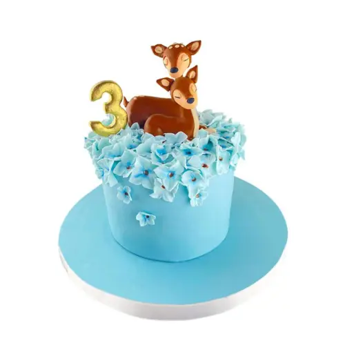 Yavru Ceylanlar Doğum Günü Pastası