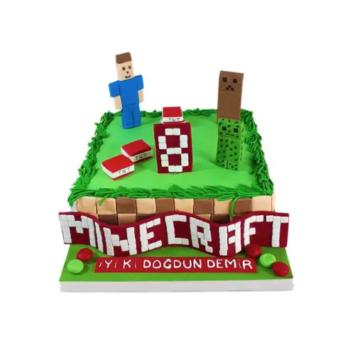 Oyun Karakteri Konseptli Doğum Günü Pastası