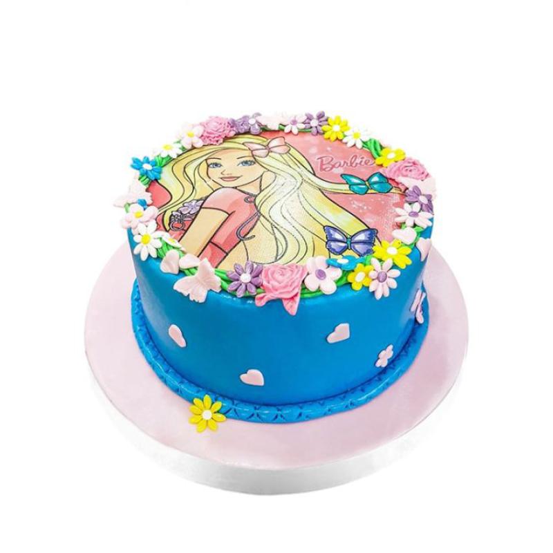 Bebek Resimli Doğum Günü Pastası