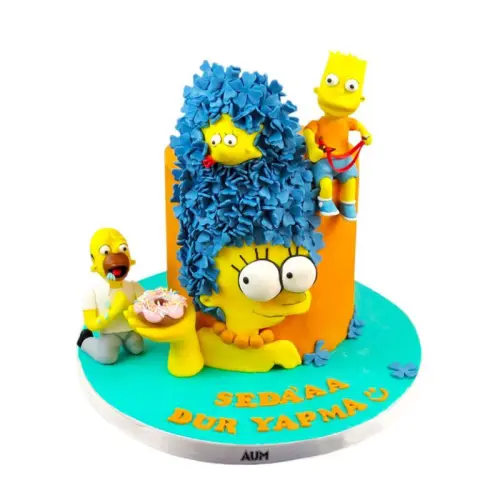 Aile Konseptli Doğum Günü Pastası