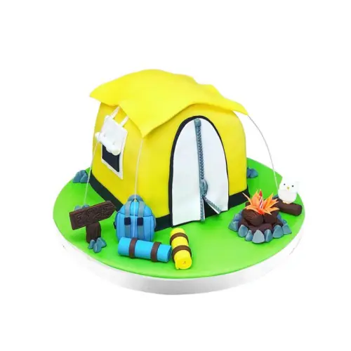 Camping Doğum Günü Pastası